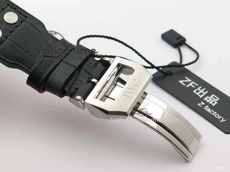 MIROTIME 1226 Big Pilot Real PR IW500433 “Muhammad Ali” ZF Best Edition On Black Leather Strap A UrbanChic 7294